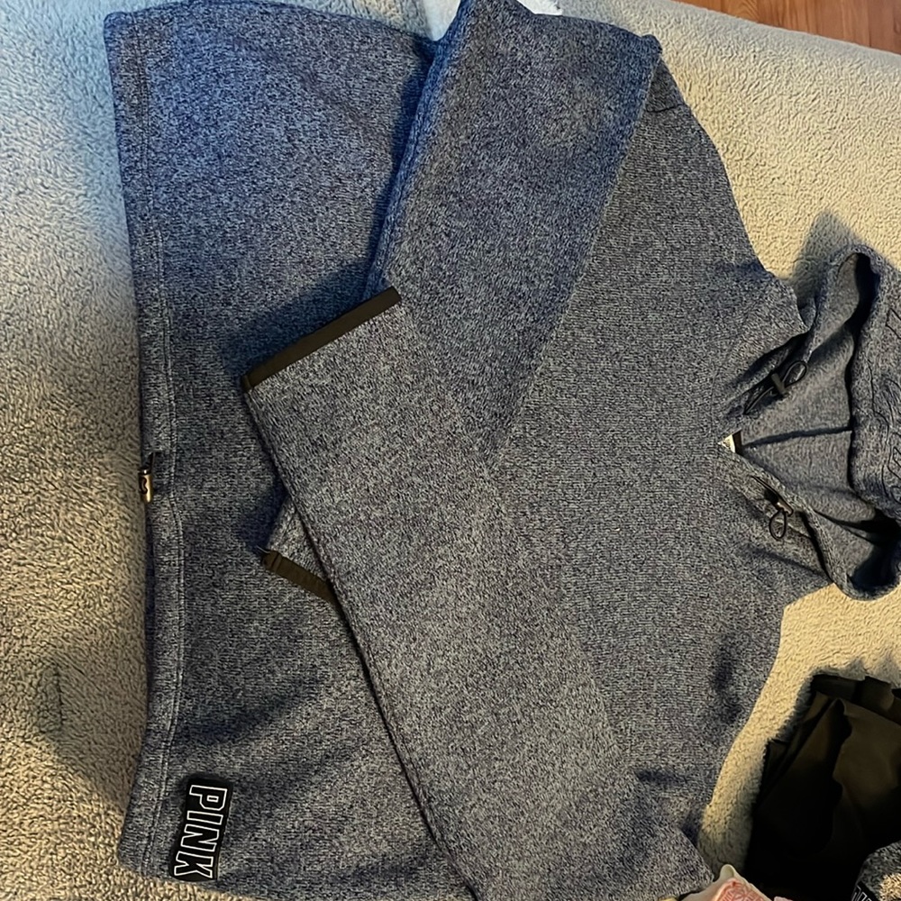 Pink Victoria secrets sweatshirt blue new